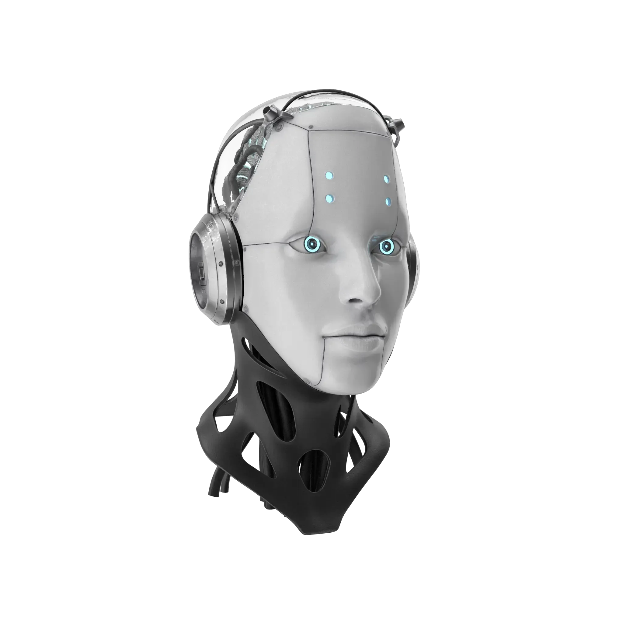 Rostro de robot autónomo